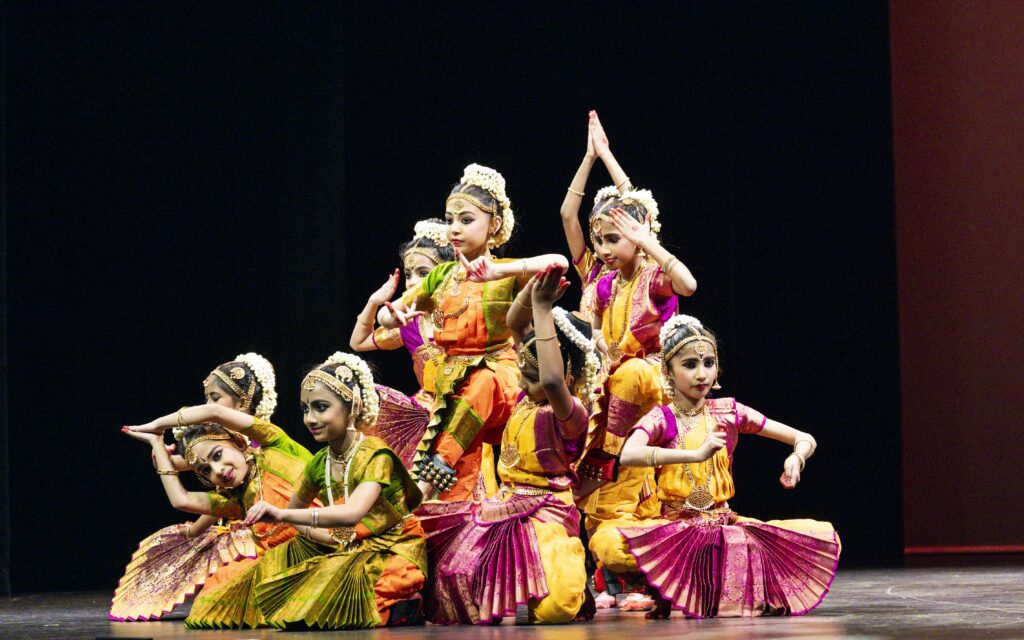 Bharatanatyam dance performance by students of Kalagriha School of Perfoming Arts at Shenkman Arts Centre