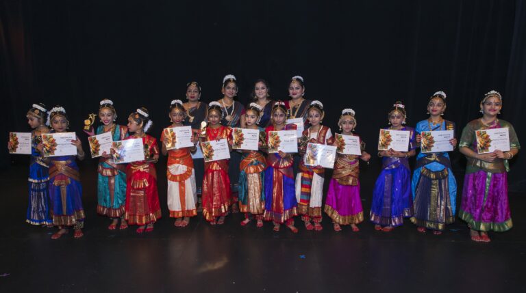 Students of Kalagriha School of Performing Arts received certificate for their participation in Navya