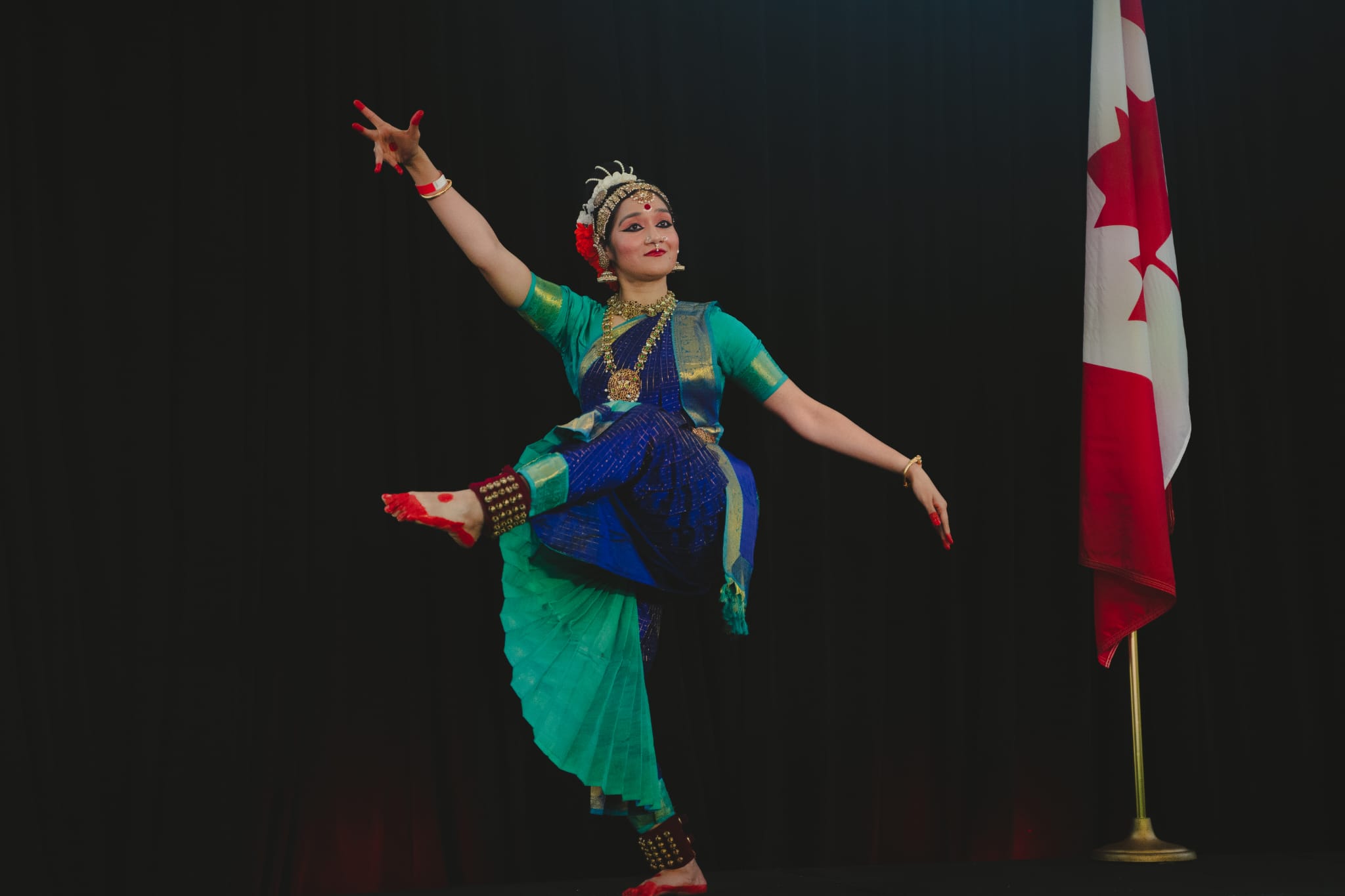 Stuti Mukherjee, performing Kuchipudi at National Arts Center Ottawa Canada